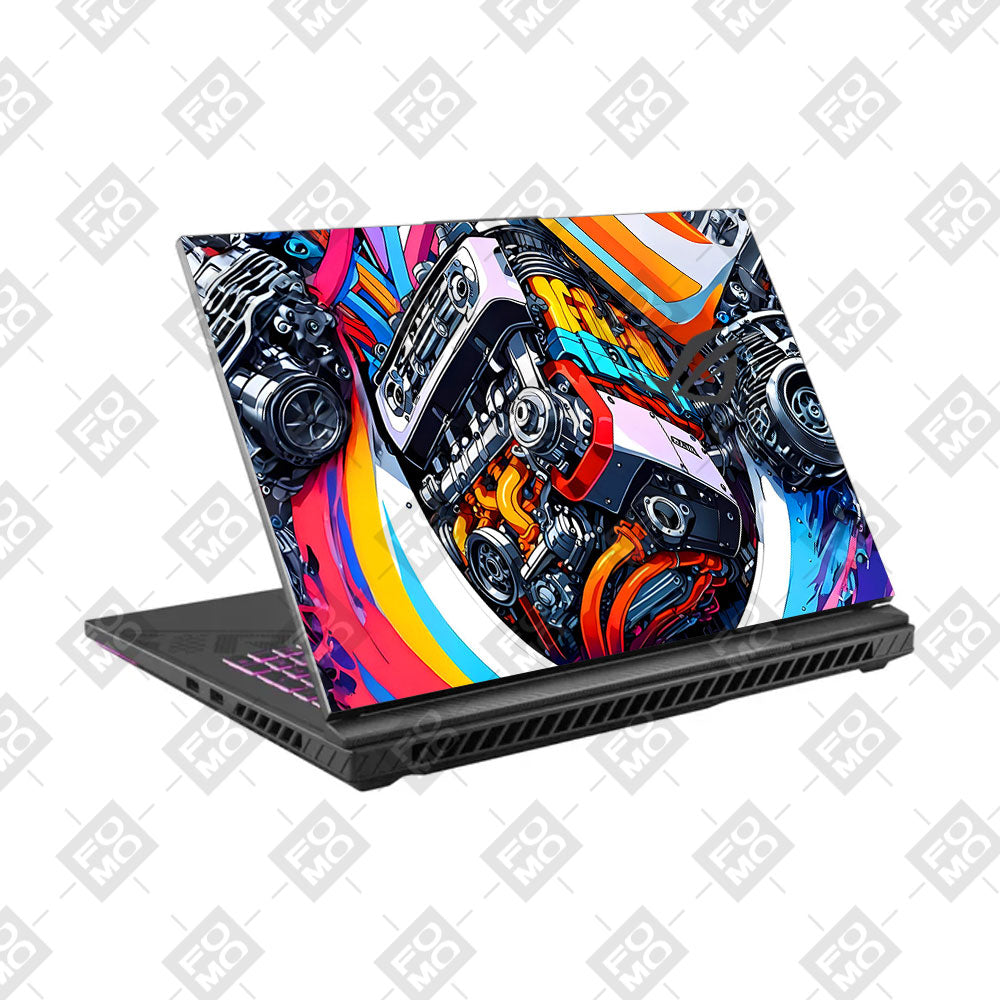 Power in Motion Asus ROG Strix G16 G614J Laptop Skin