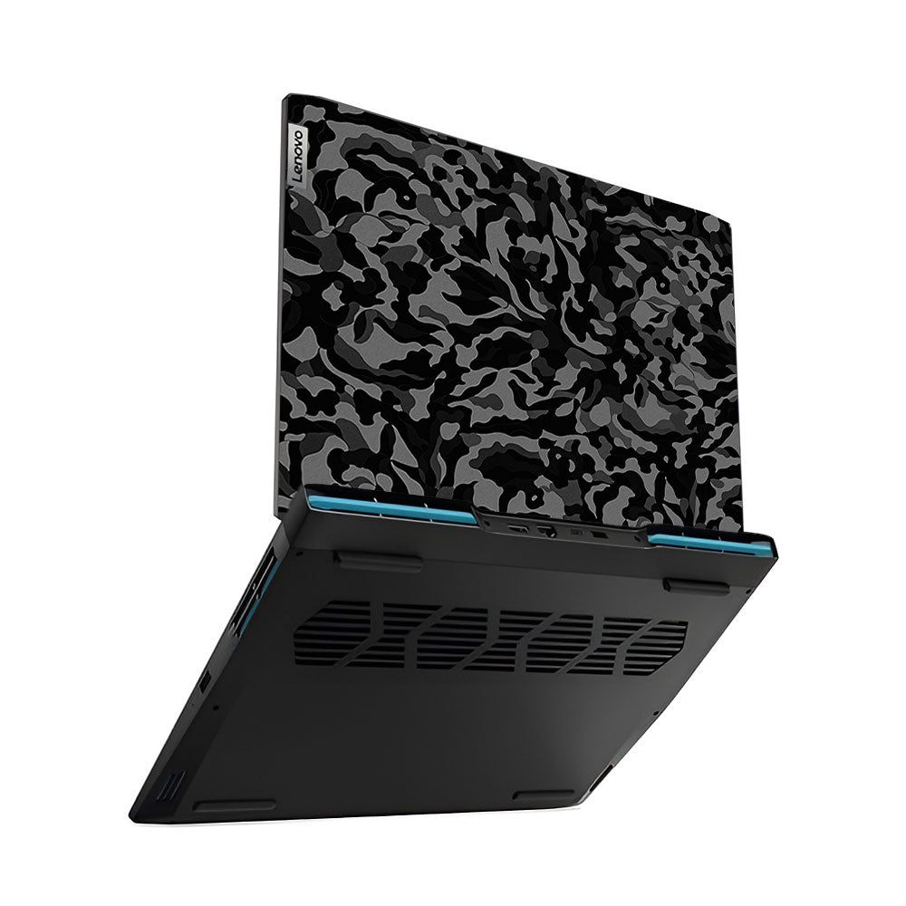 Textured Black Camouflage Lenovo IdeaPad Gaming 3 15ARH7 and 15IAH7 Laptop Skin