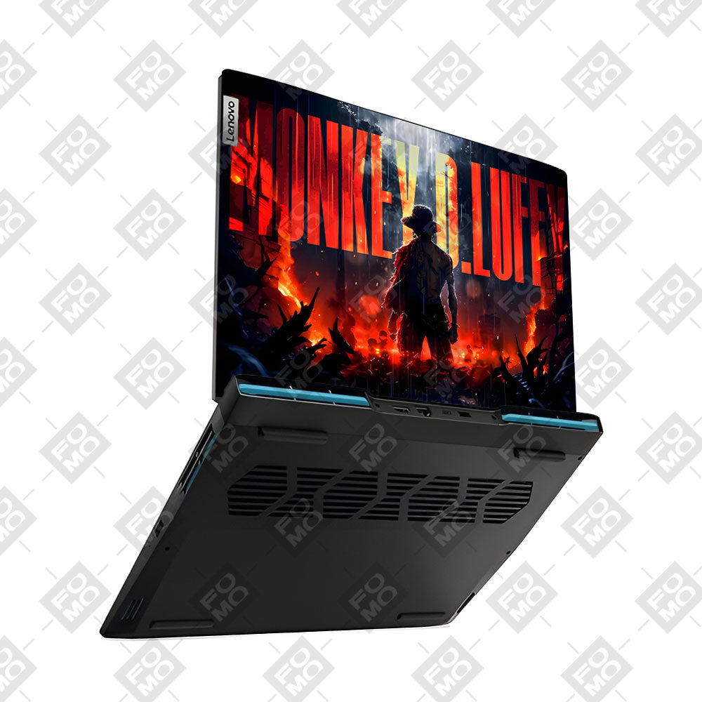 Monkey D. Luffy Blazing Red Lenovo IdeaPad Gaming 3 15ARH7 and 15IAH7 Laptop Skin