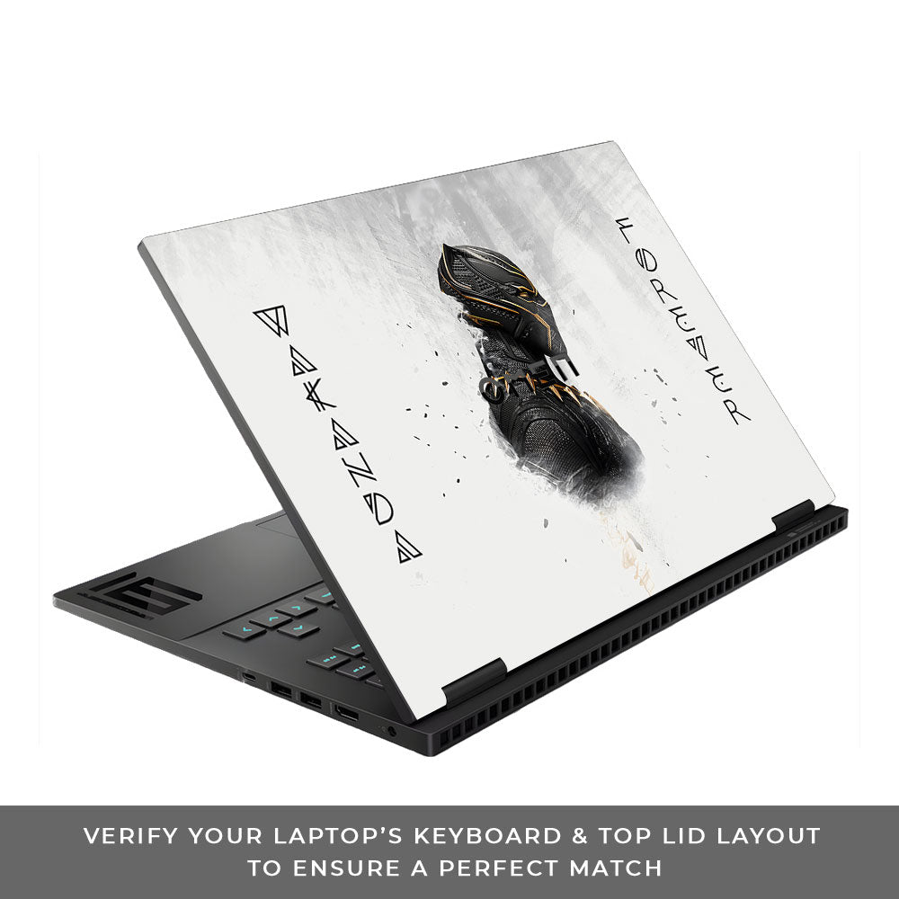 Wakanda Forever Black Panther HP Omen Gaming 16 Laptop Skin
