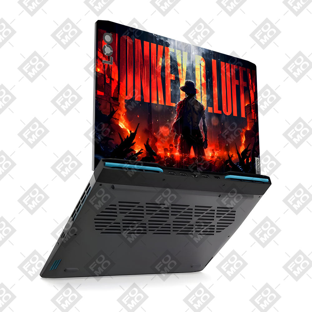 Monkey D. Luffy Blazing Red Lenovo LOQ 2023 Laptop Skin