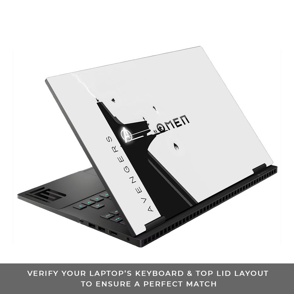 Avengers In Action HP Omen Gaming 16 Laptop Skin