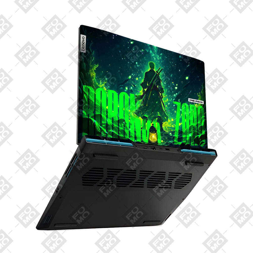 Roronoa Zoro Green Fury Lenovo IdeaPad Gaming 3 15ARH7 and 15IAH7 Laptop Skin