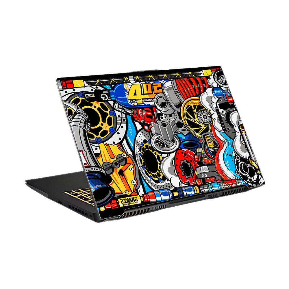 Mechanical Chaos Asus TUF Gaming F17 FX707Z Laptop Skin