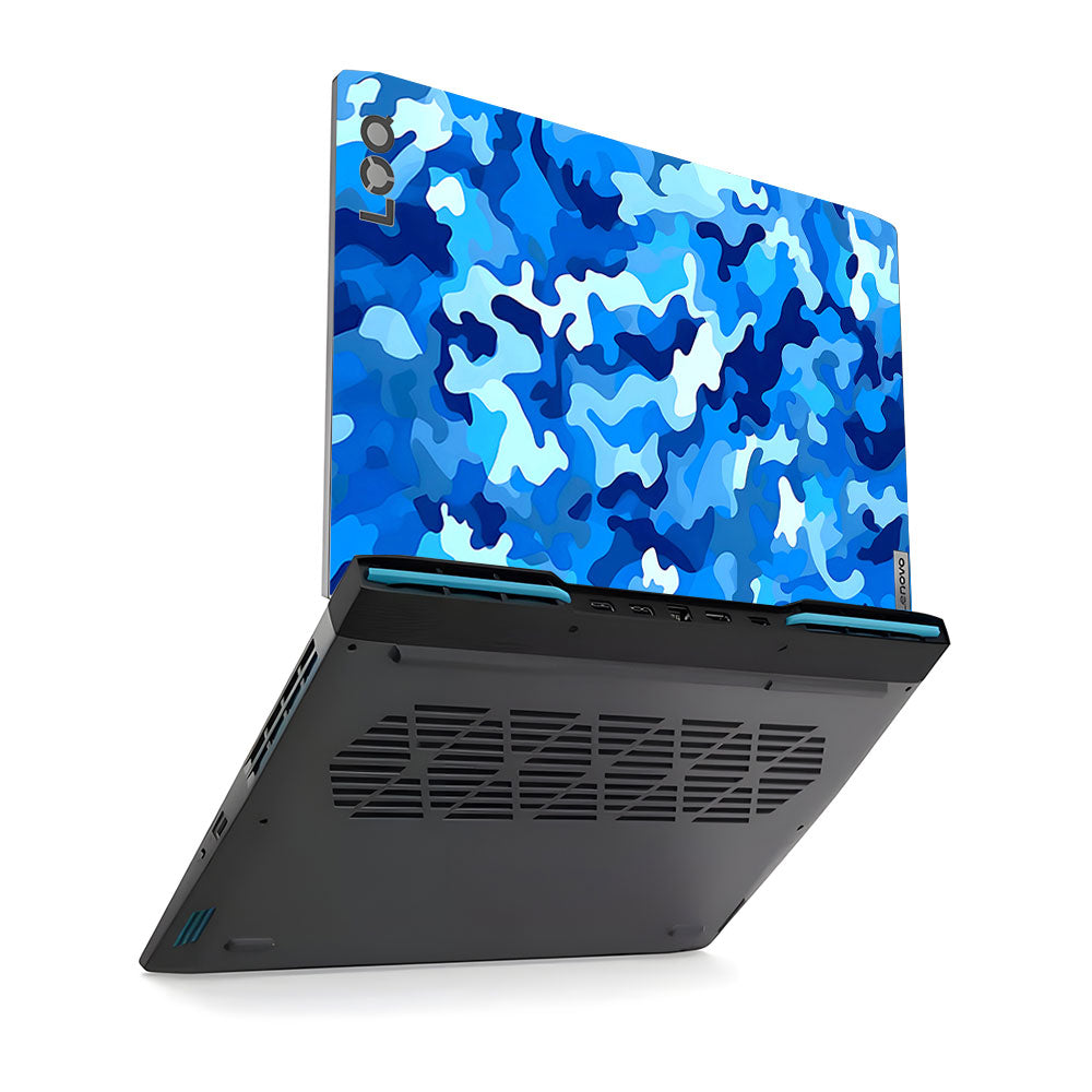 Arctic Blue Camo Pattern Lenovo LOQ 2023 15IRH8, 15APH8 Laptop Skin