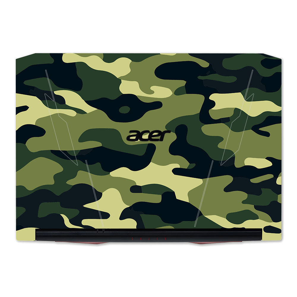 Forest Green Camo Acer Nitro 5 AN515 45, 55, 57 Laptop Skin