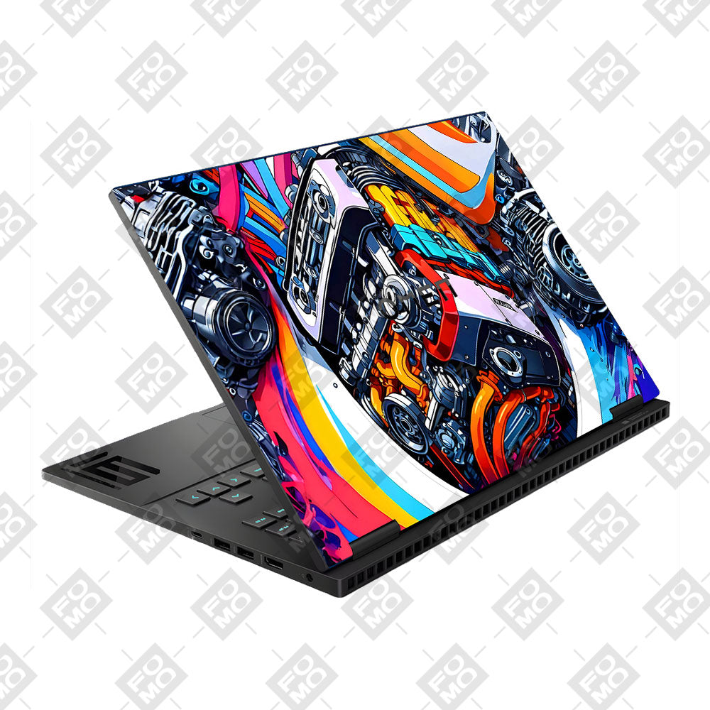 Power in Motion HP Omen Gaming 16 Laptop Skin