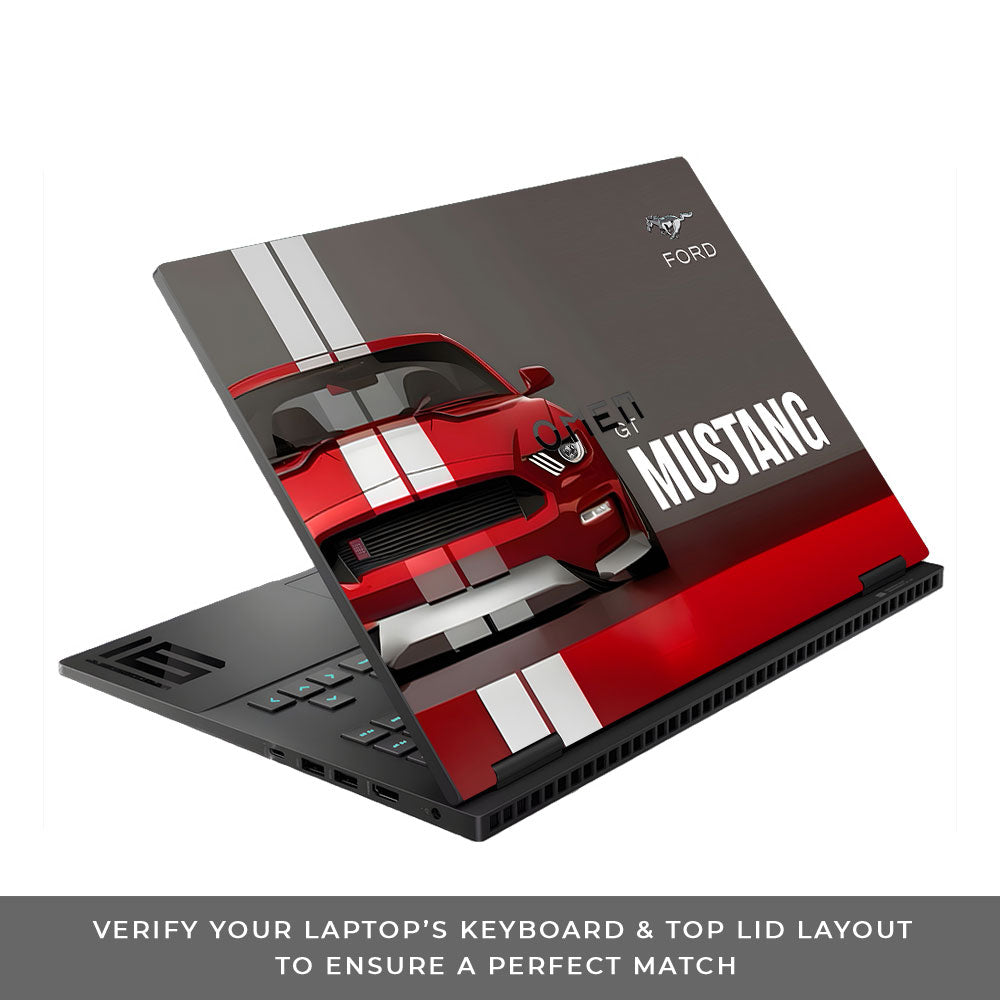 Ford GT Mustang HP Omen Gaming 16 Laptop Skin