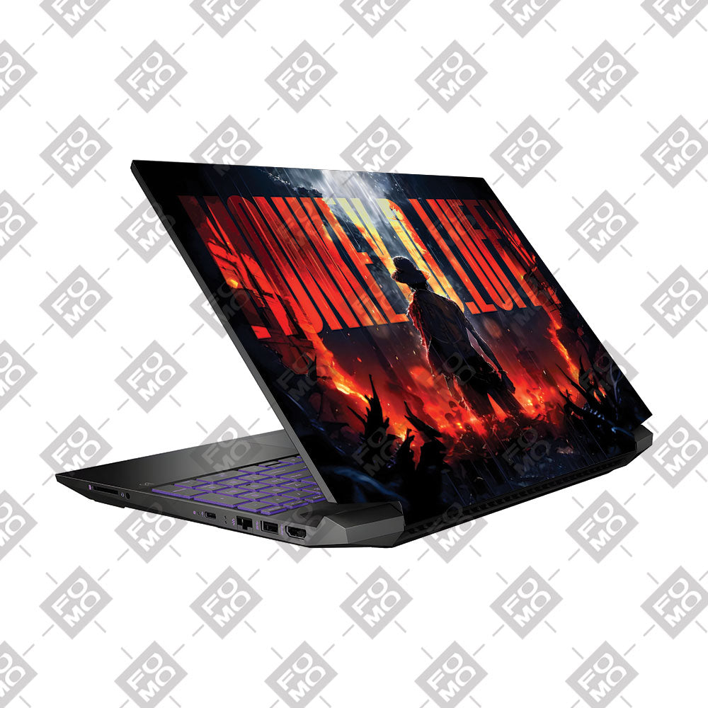 Monkey D. Luffy Blazing Red HP Pavilion Gaming 15 EC Series Laptop Skin