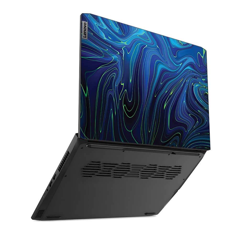 Cobalt Liquid Design Lenovo IdeaPad Gaming 3 15ACH6 and 15IHU6 Laptop Skin