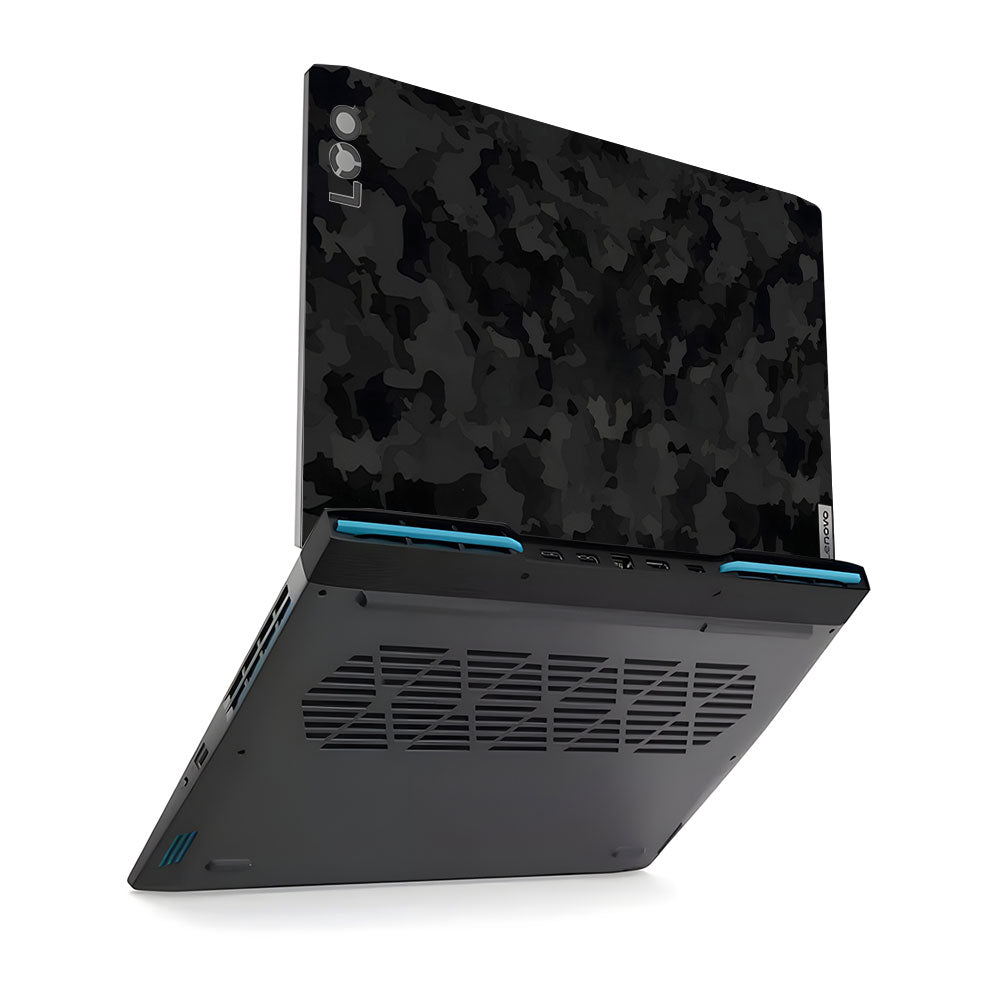 Textured Black Camouflage Lenovo LOQ 23 Laptop Skin
