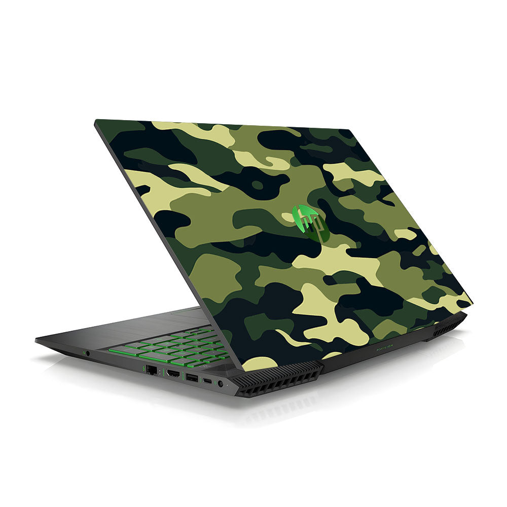 Forest Green Camo HP Pavilion Gaming 15 CX Series Laptop Skin