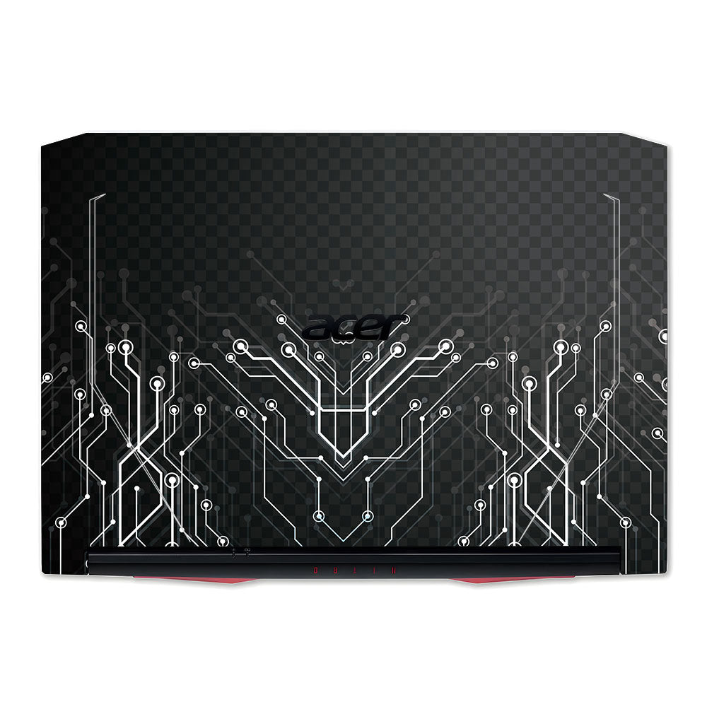 Black Digital Circuit Acer Nitro 5 AN515 44, 56 Laptop Skin