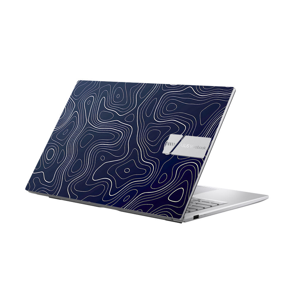 Fluid Lines Design Asus Vivobook 15 X1504ZA Laptop Skin