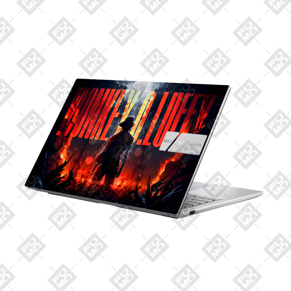 Monkey D. Luffy Blazing Red Asus Vivobook 15 X1504ZA Laptop Skin