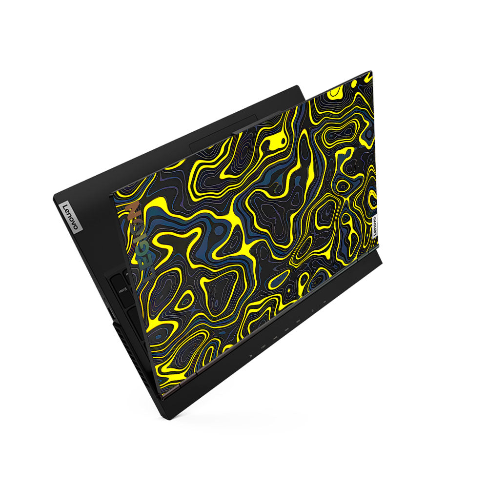 Neon Lava Contours Lenovo Legion 5 15ARH05 Laptop Skin