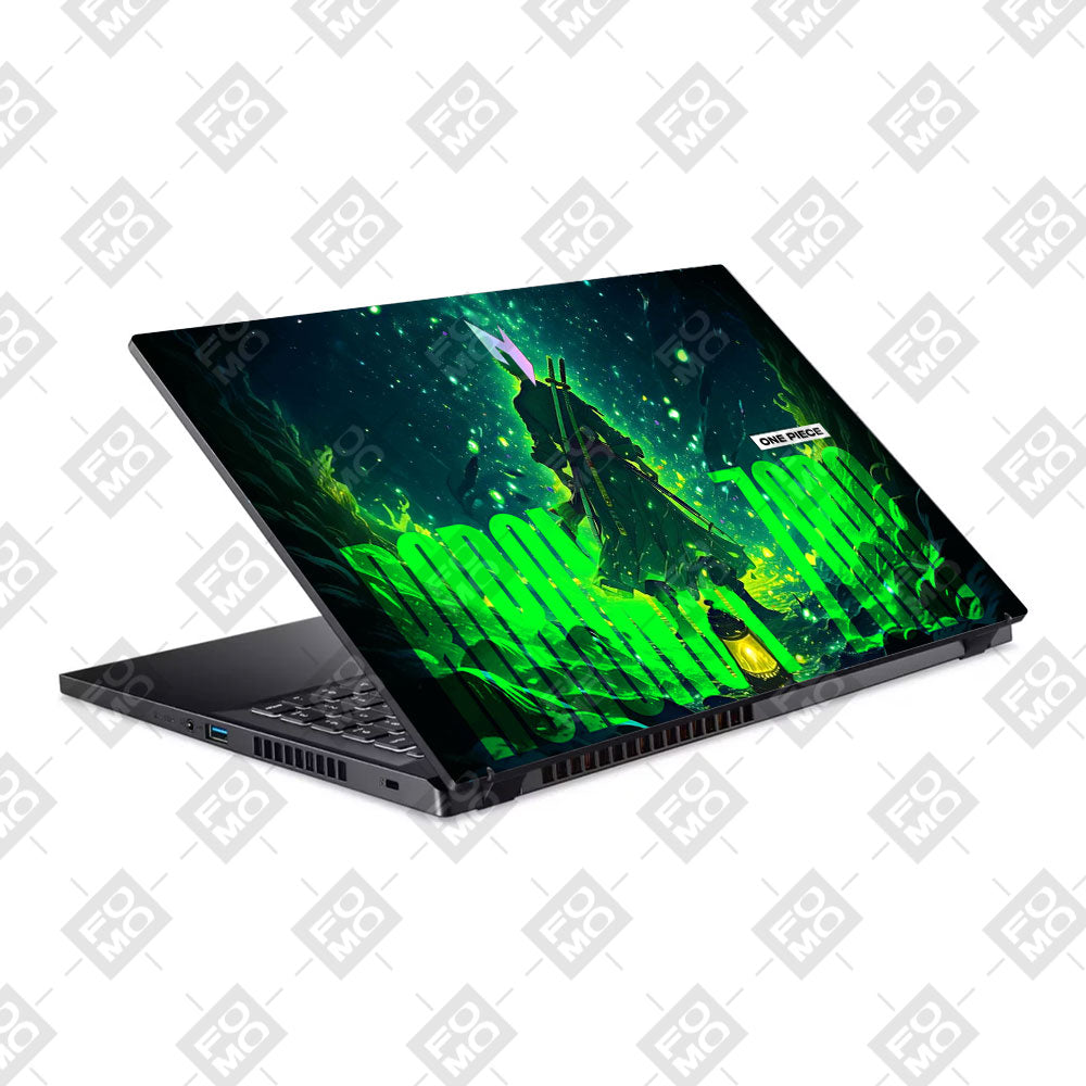 Roronoa Zoro Green Fury Acer Nitro V ANV15 51 55CA Laptop Skin