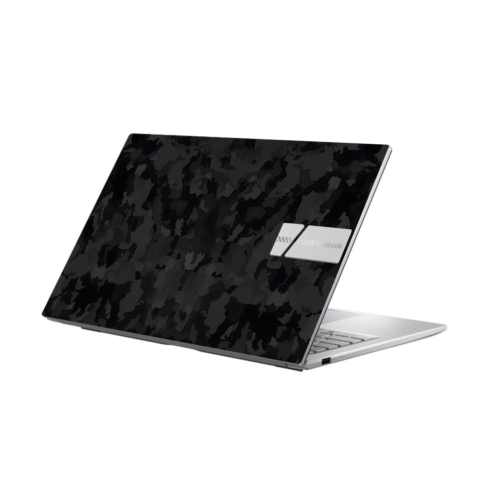 Textured Black Camouflage Asus Vivobook 15 X1504ZA Laptop Skin