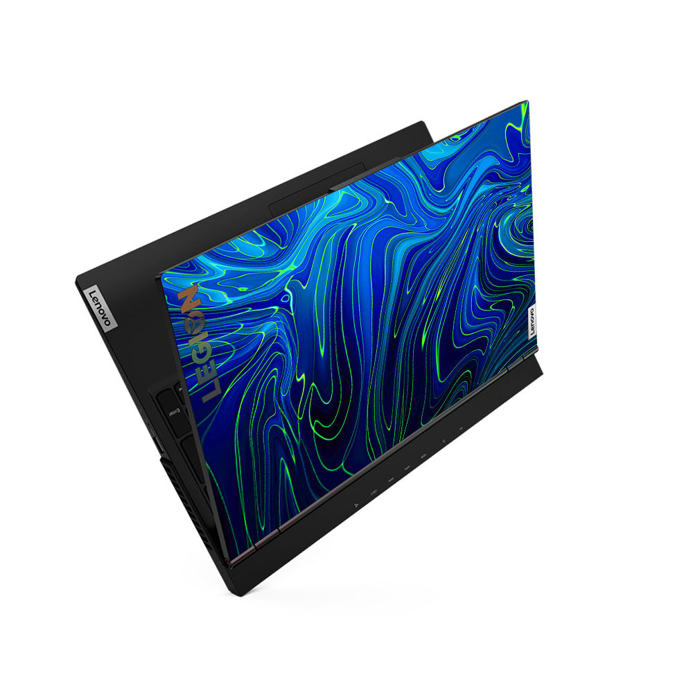 Cobalt Liquid Design Lenovo Legion 5 15ARH05 Laptop Skin