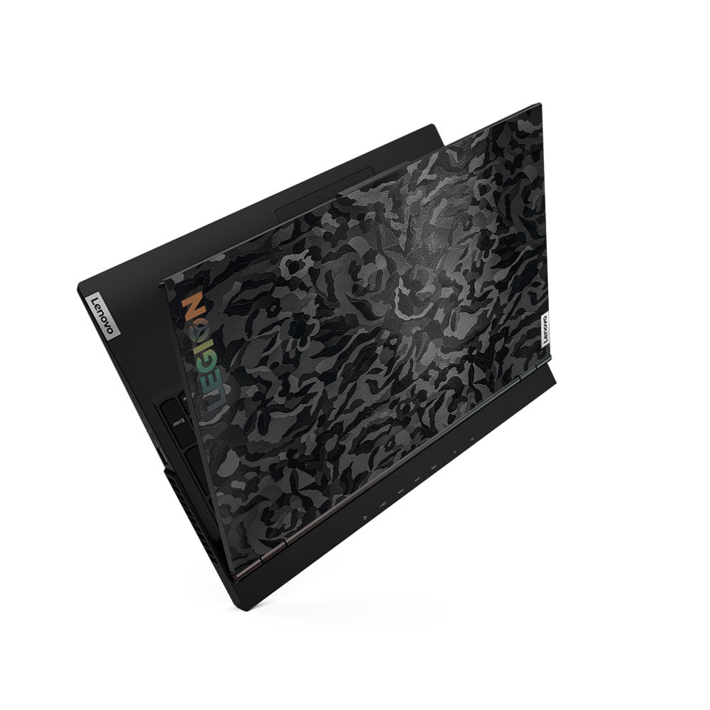 Textured Black Camouflage Lenovo Legion 5 15ARH05 Laptop Skin