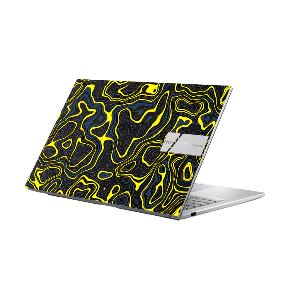 Neon Lava Contours Asus Vivobook 15 X1504ZA Laptop Skin