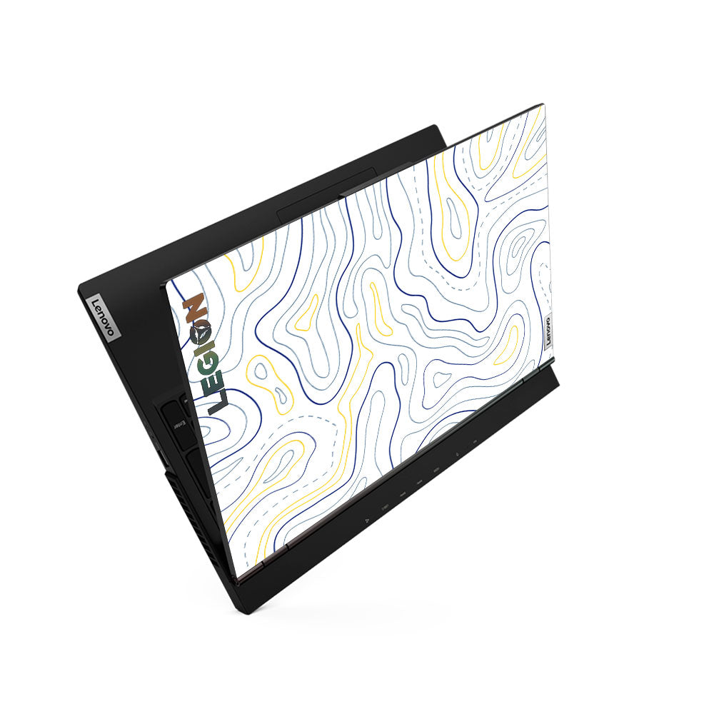 Minimalist Colorful Contours Lenovo Legion 5 15ARH05 Laptop Skin