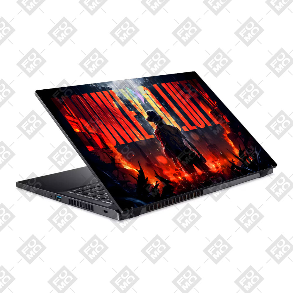 Monkey D. Luffy Blazing Red Acer Nitro V ANV15 51 55CA Laptop Skin