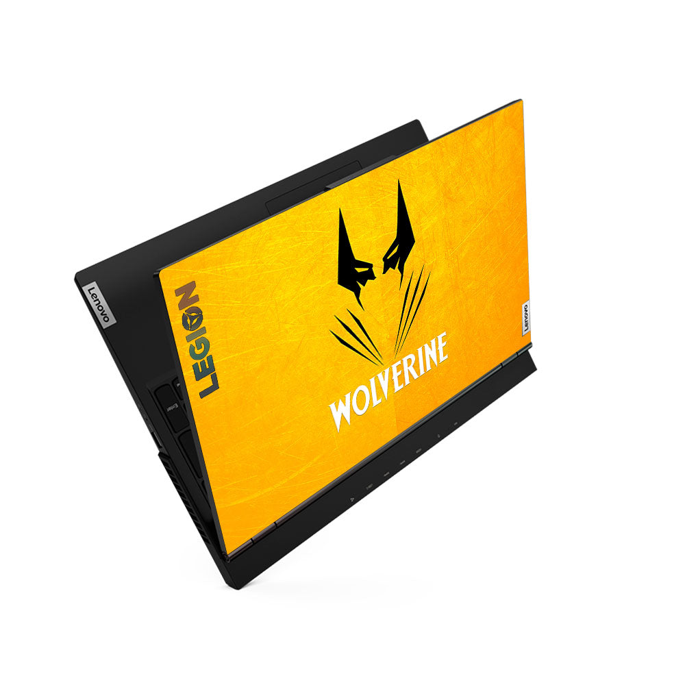 Wolverine with Yellow Background Lenovo Legion 5 15ARH05 Laptop Skin