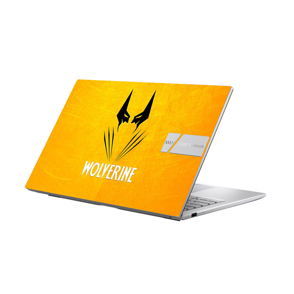 Wolverine with Yellow Background Asus Vivobook 15 X1504ZA Laptop Skin