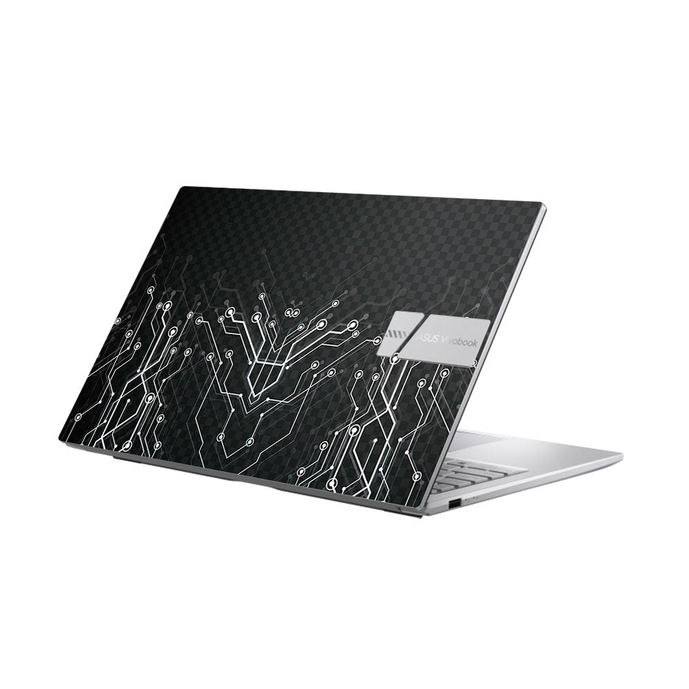 Black Digital Circuit Asus Vivobook 15 X1504ZA Laptop Skin