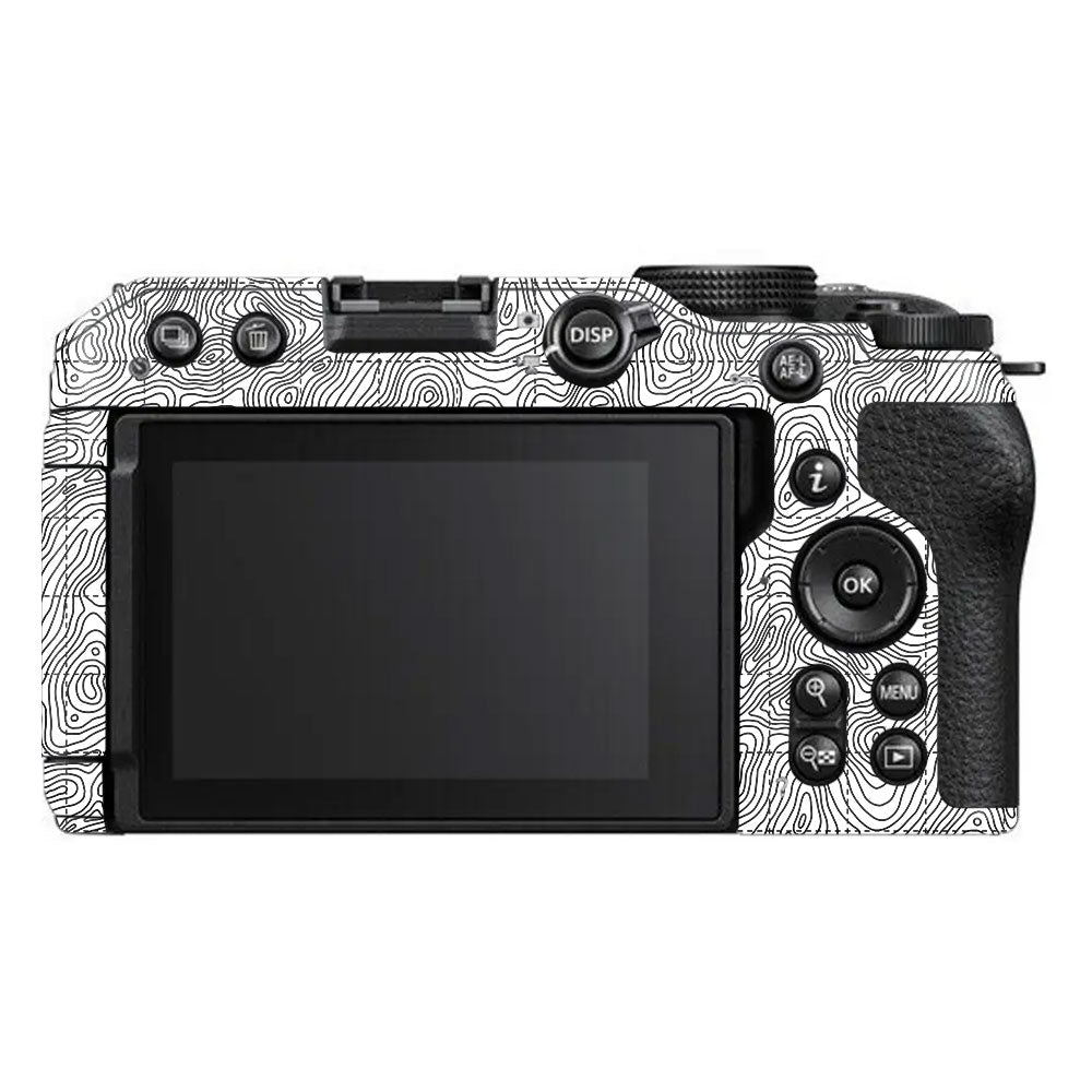 Textured Topo Flow Nikon Z30 Camera Skin