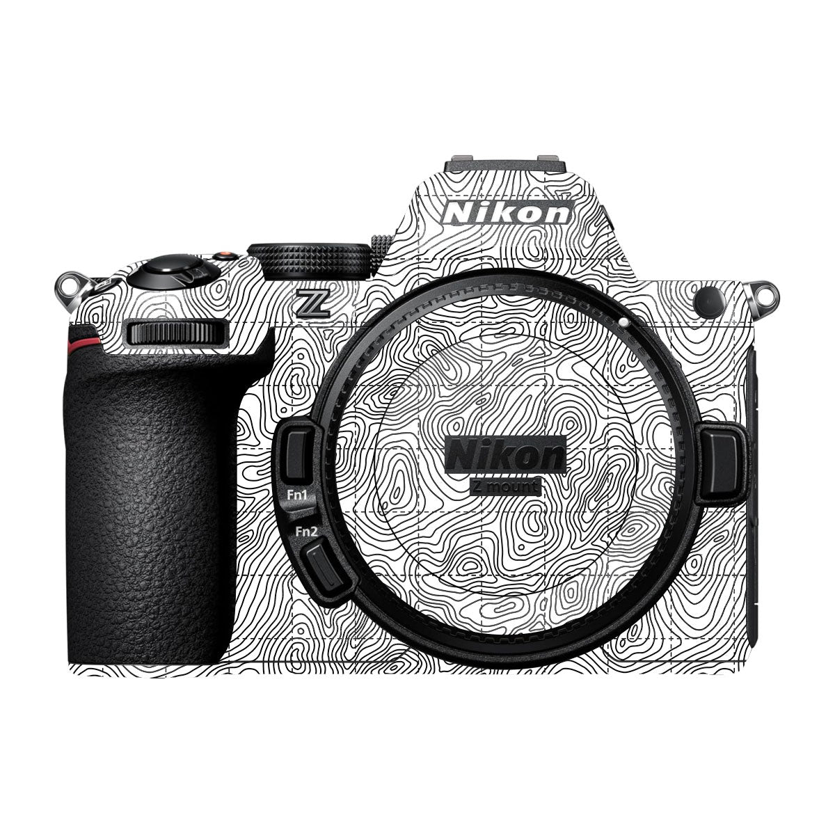 Textured Topo Flow Nikon Z5 II Camera Skin