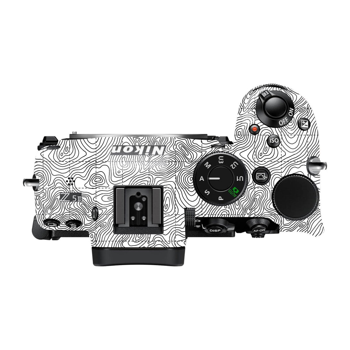 Textured Topo Flow Nikon Z5 II Camera Skin