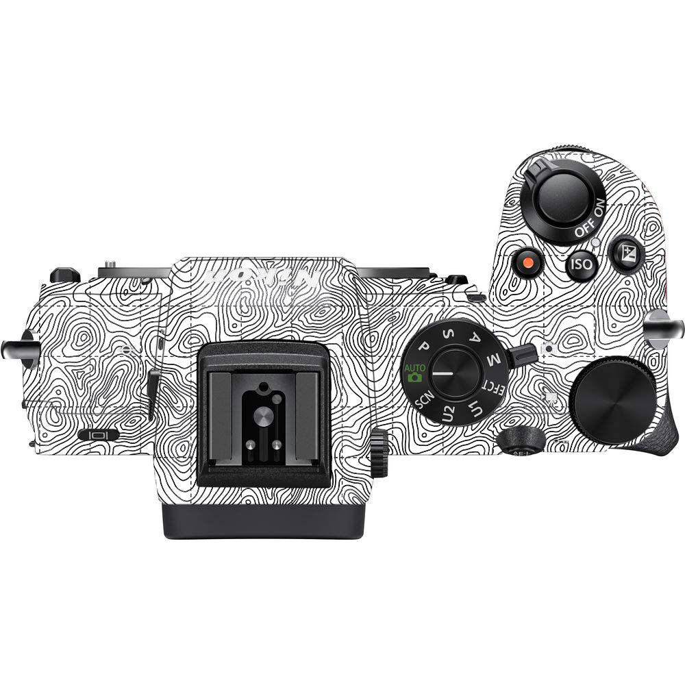 Textured Topo Flow Nikon Z50 Camera Skin