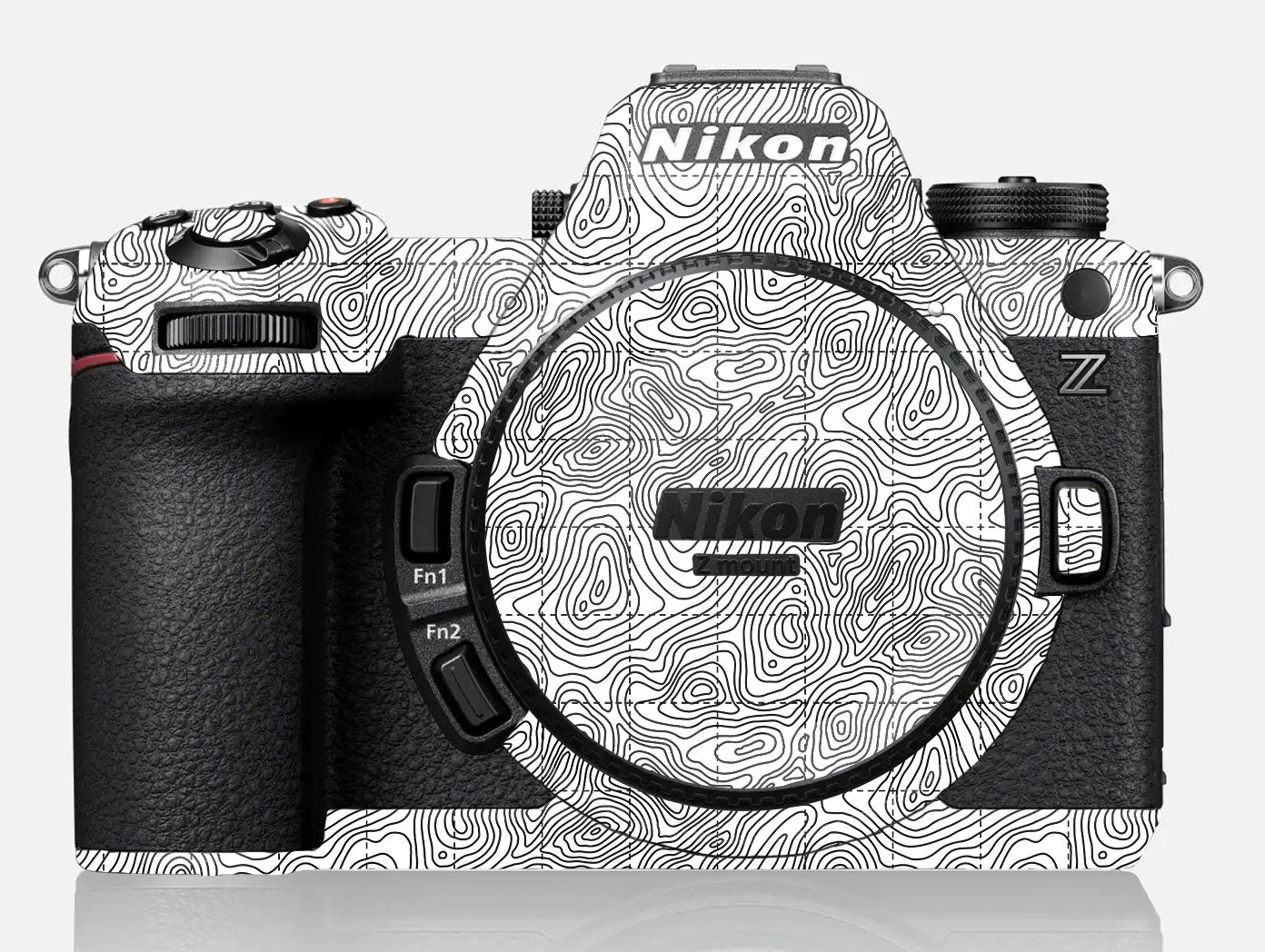 Textured Topo Flow Nikon Z6 III Camera Skin