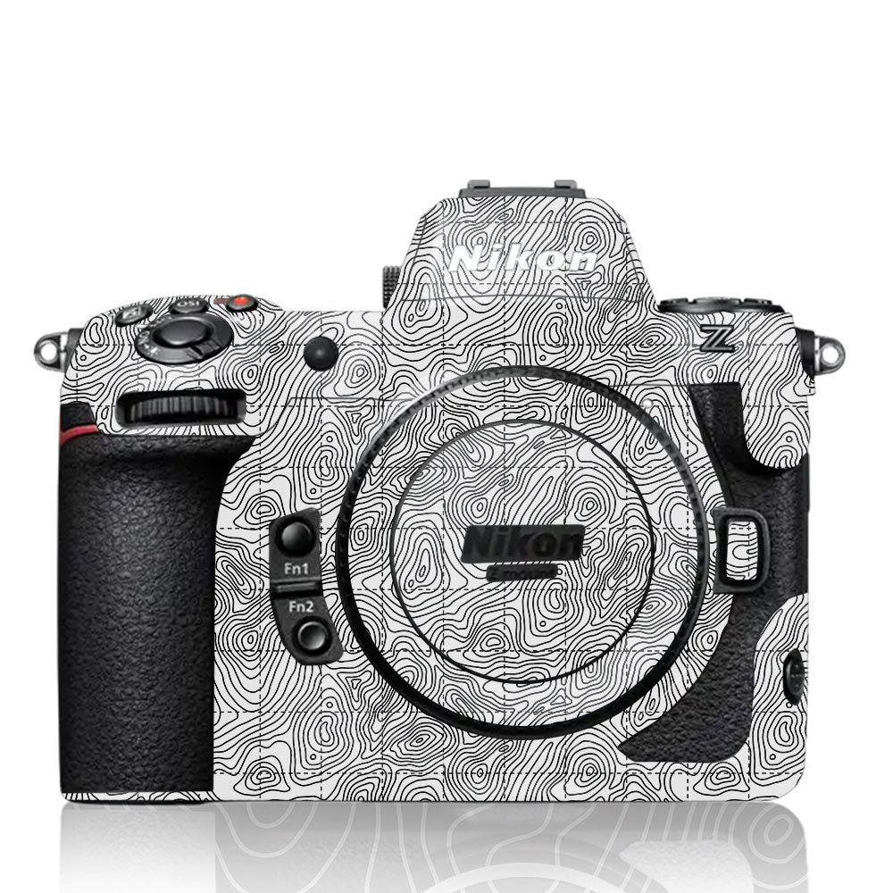 Textured Topo Flow Nikon Z8 Camera Skin