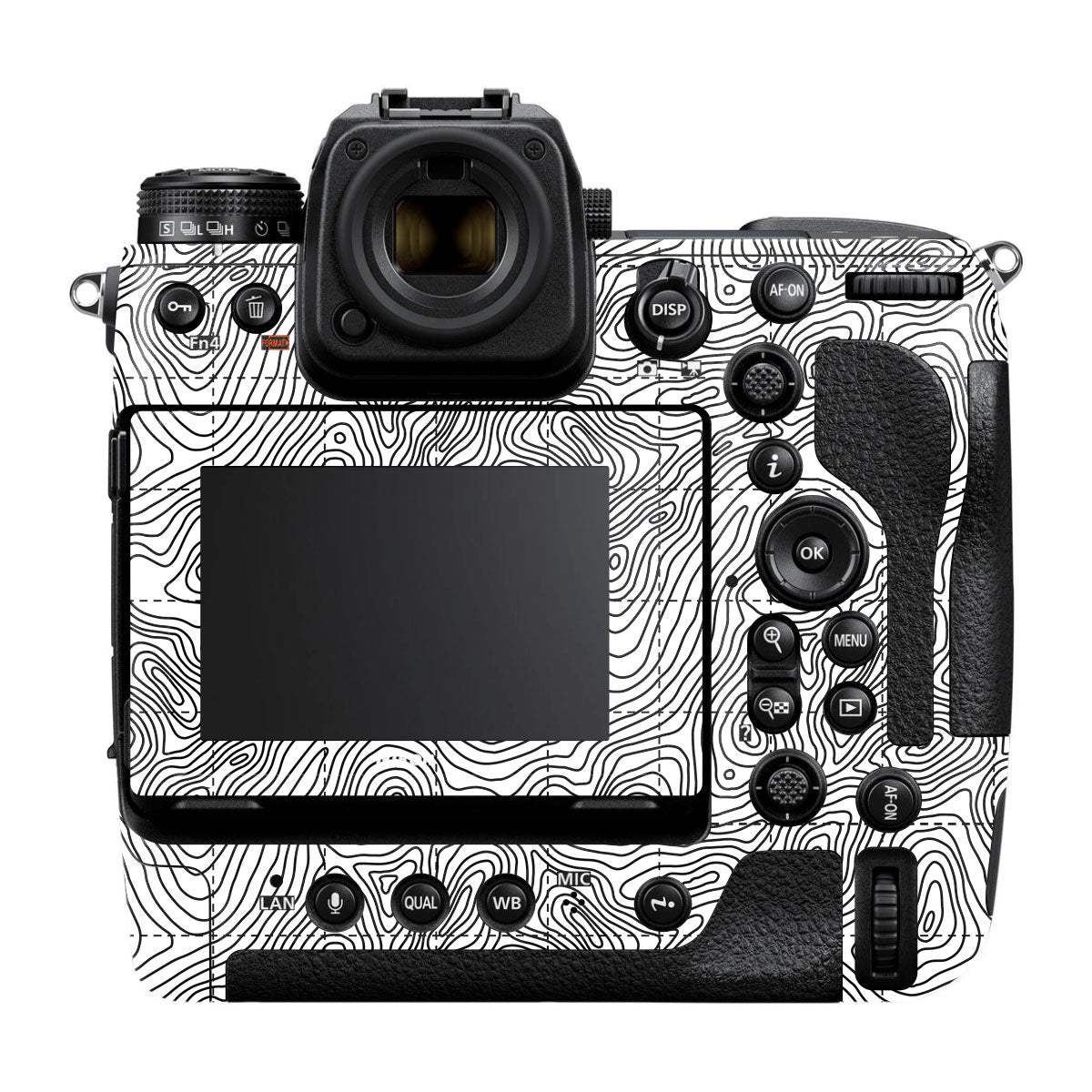 Textured Topo Flow Nikon Z9 Camera Skin