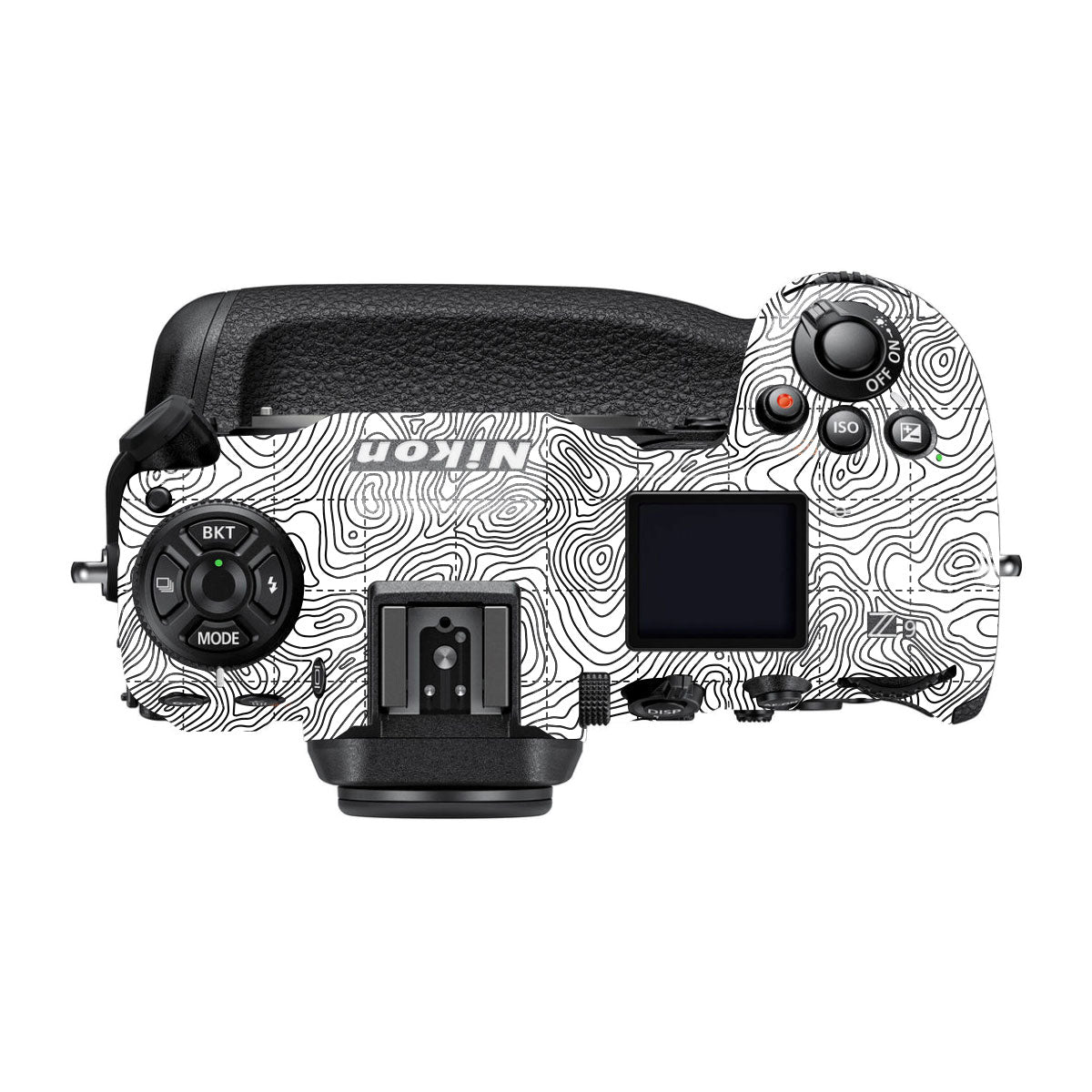 Textured Topo Flow Nikon Z9 Camera Skin
