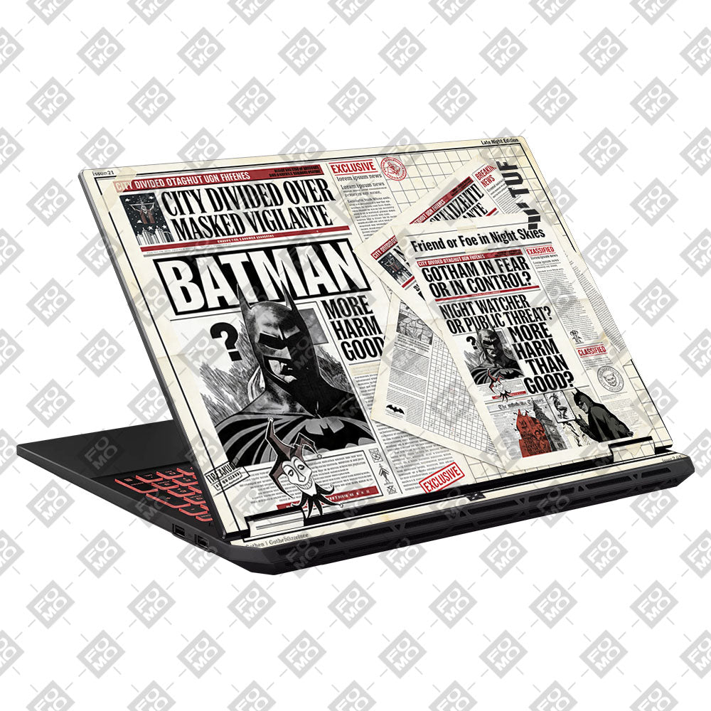Batman Gotham's Legacy Asus TUF Gaming A16 2025 3D Laptop Skin
