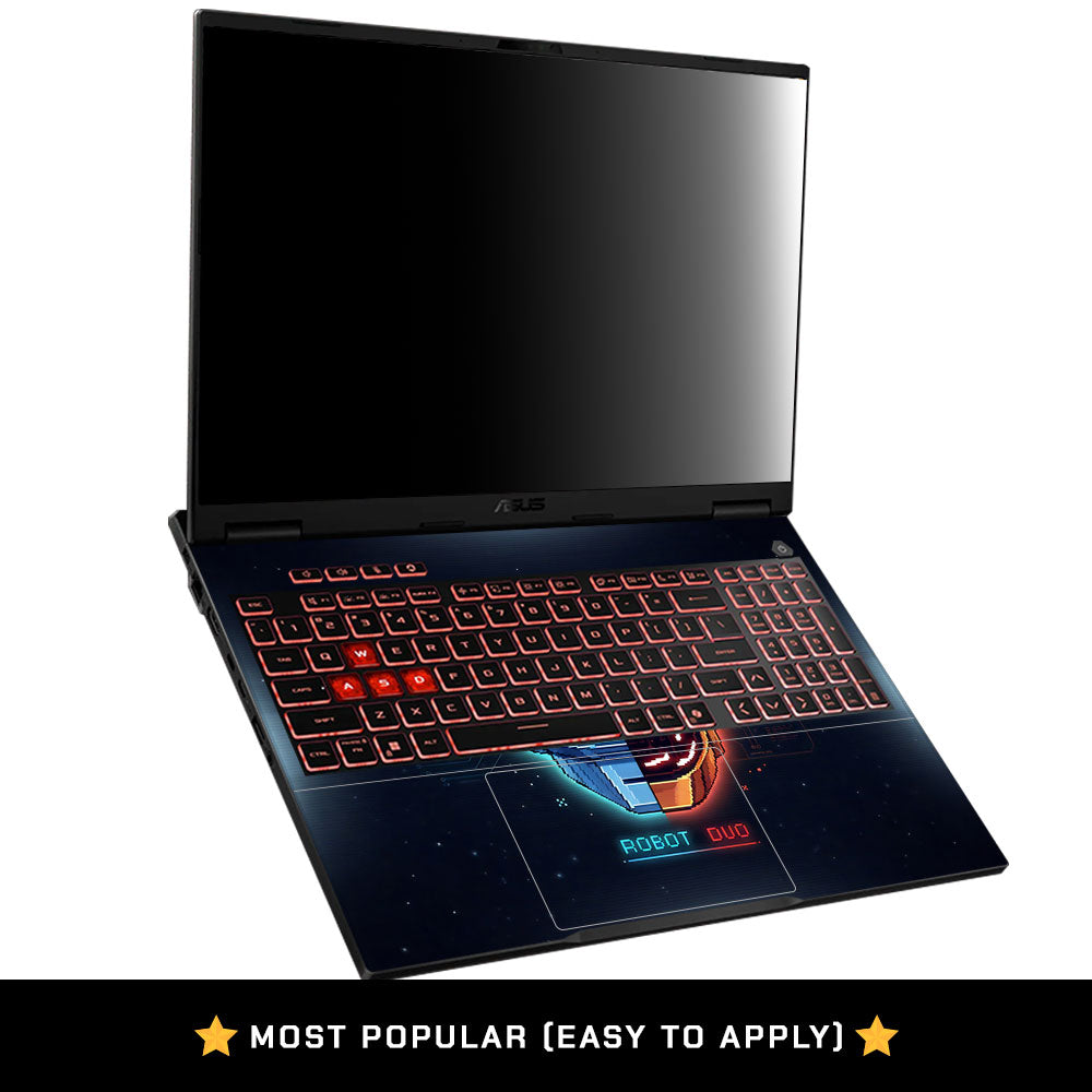 Robot Duo Asus TUF Gaming F16 2025 3D Laptop Skin