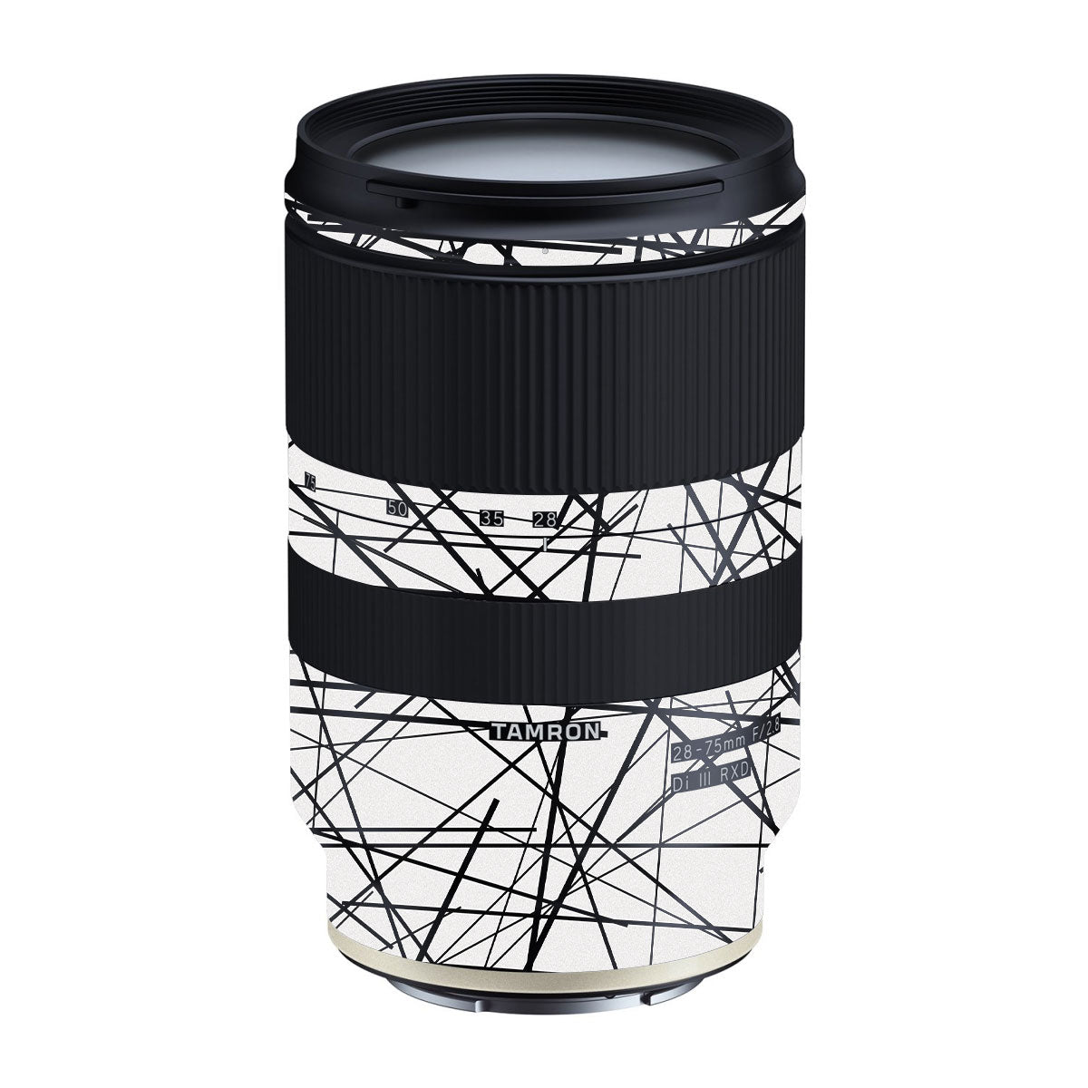 Textured White Chaos Line Tamron Lens 28-75mm F/2.8 Gen 1 Camera Lens Skin