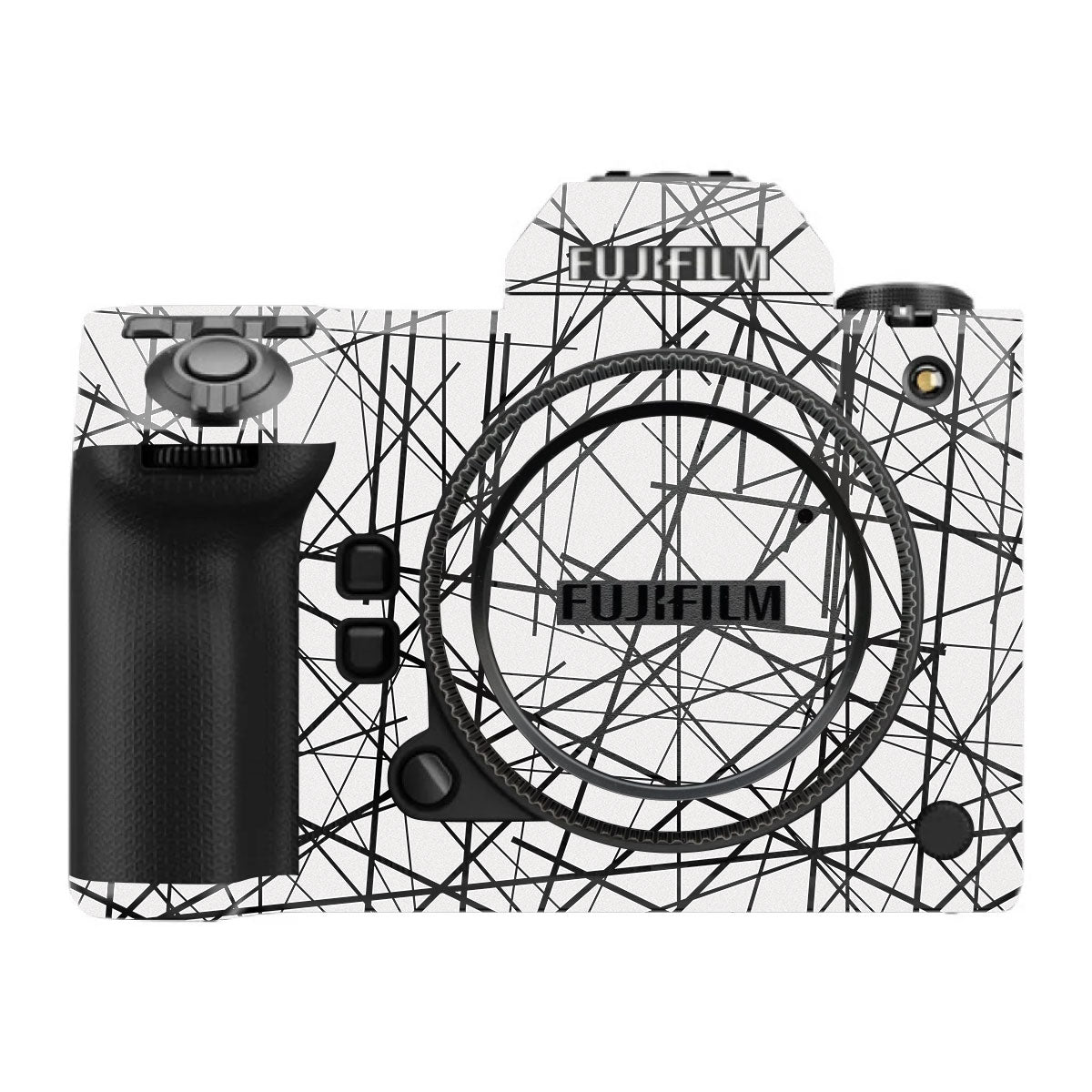 Textured White Chaos Line FujiFilm GFX 100S II Camera Skin