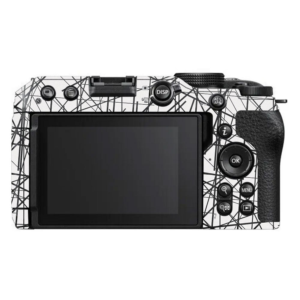 Textured White Chaos Line Nikon Z30 Camera Skin