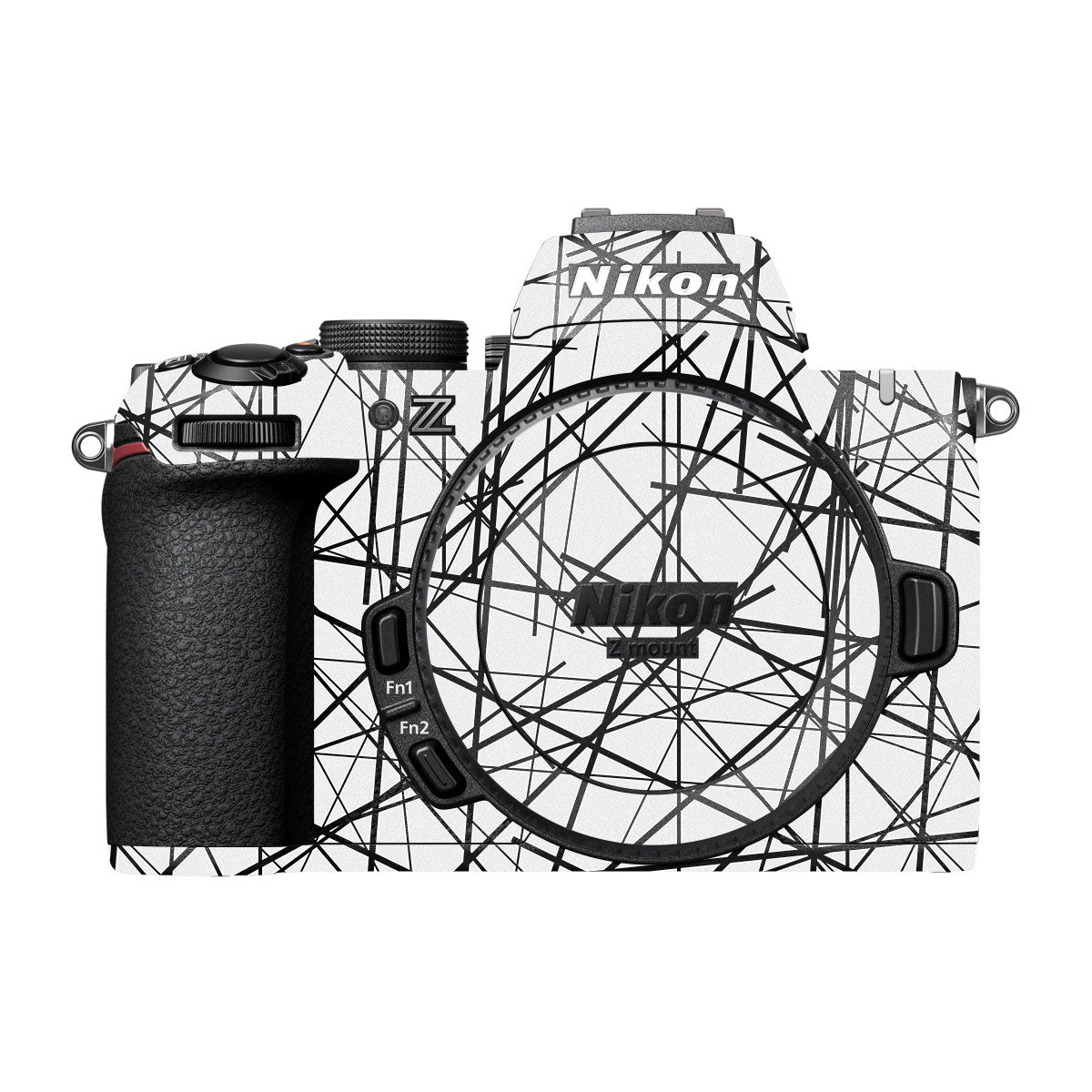 Textured White Chaos Line Nikon Z50 II Camera Skin