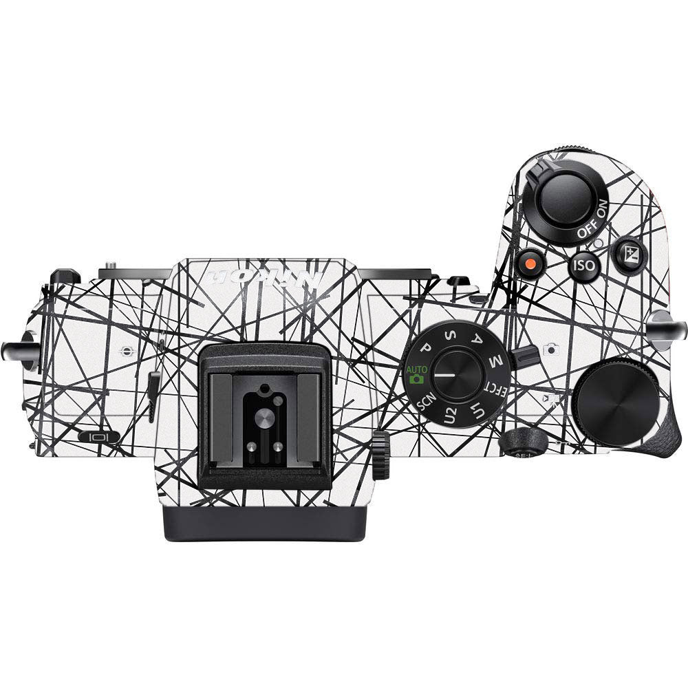 Textured White Chaos Line Nikon Z50 Camera Skin