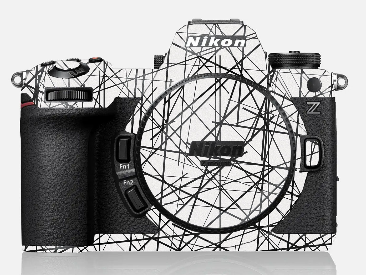 Textured White Chaos Line Nikon Z6 III Camera Skin