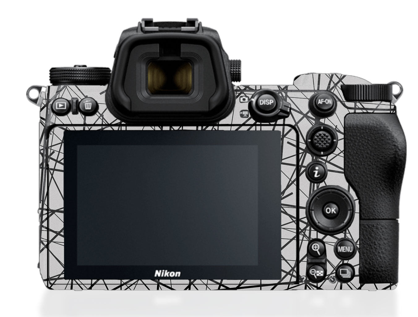 Textured White Chaos Line Nikon Z6 III Camera Skin