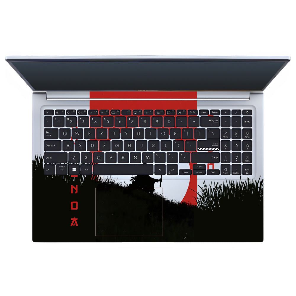 Transparent Swordsman’s Resolve Asus Vivobook 15 X1502ZA Laptop Skin