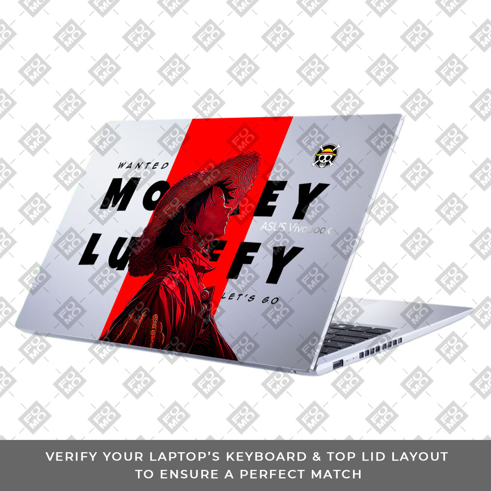 Transparent Pirate King Asus Vivobook 15 X1502ZA Laptop Skin
