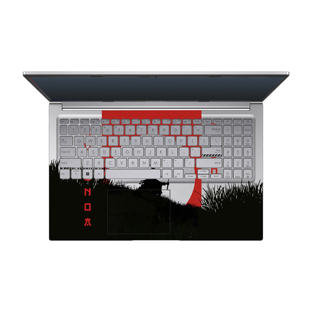 Transparent Swordsman’s Resolve Asus Vivobook 15 X1504ZA Laptop Skin